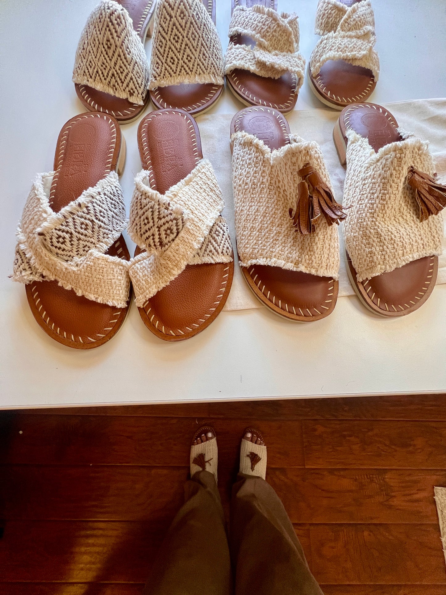 SANDALIA FIBRA PLANA