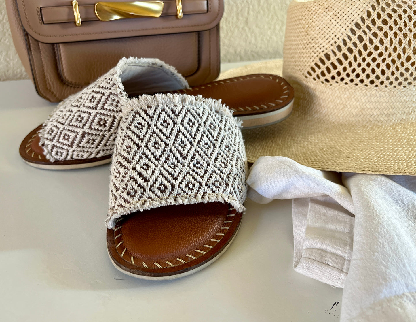 SANDALIA FIBRA PLANA