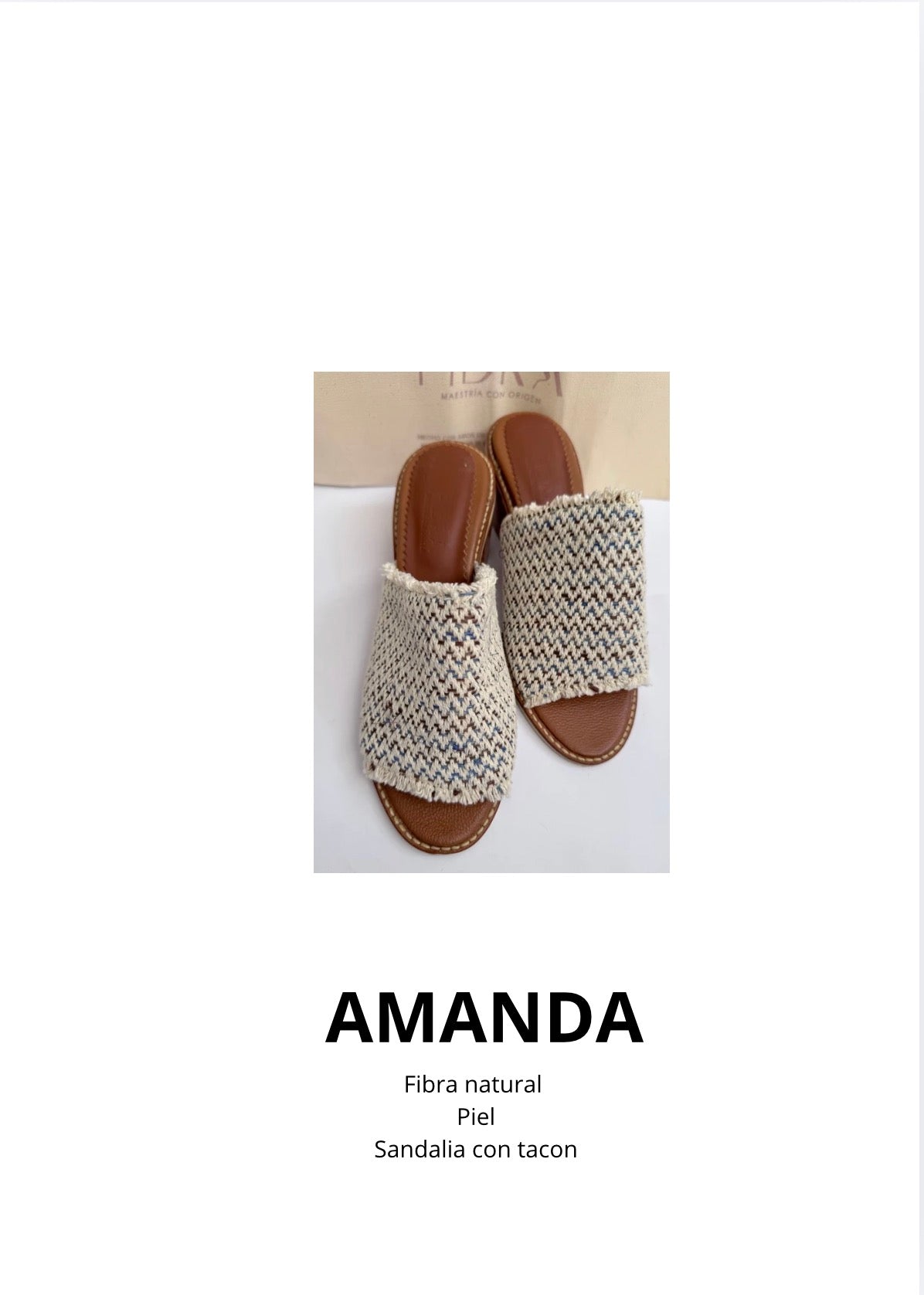 AMANDA SANDALIA CON TACON